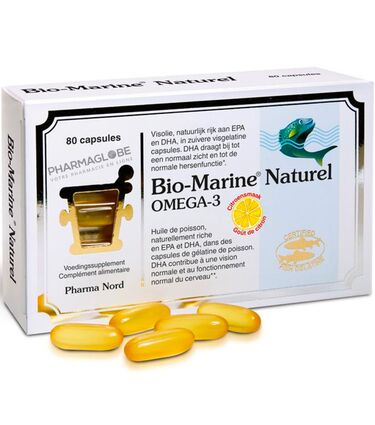 Pharma Nord Bio-Marine Naturel Omega-3 Goût Citron 120 Capsules
