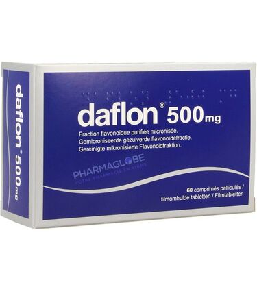 Daflon 500 mg comprimés - Médicament produit pour la circulation et les  hémorroïdes