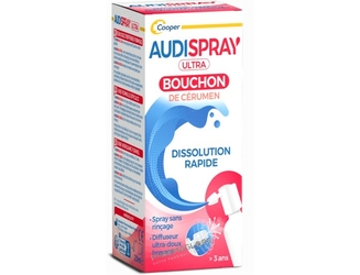 Spray auriculaire Otosan pour nettoyage oreilles - Bouchon de cérumen