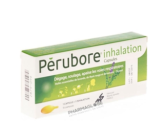 Pérubore inhalation capsules - Médicament rhume, nez bouché