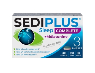 SEDIPLUS-SLEEP-COMPLETE-30-Comprimes-sommeil-endormissement-pharmaglobe.lu